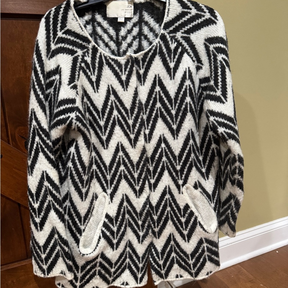 Black and White Chevron Sweater